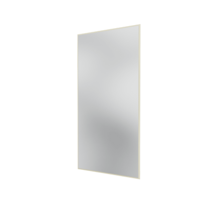 Miroir Colour Frame SP1224 Montana, cadre laqué 150 Vanilla, vue de trois quarts sur fond blanc