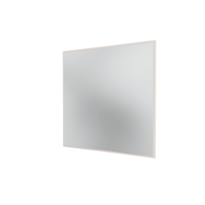 Miroir Colour Frame SP1212 Montana, cadre laqué 158 Oat, vue de trois quarts sur fond blanc