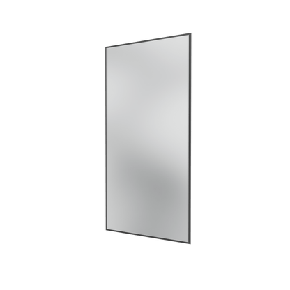 Miroir Colour Frame SP1224 Montana, cadre laqué 04 Anthracite, vue de trois quarts sur fond blanc