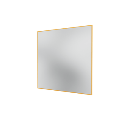 Miroir Colour Frame SP1818 Montana, cadre laqué 166 Acacia, vue de trois quarts sur fond blanc