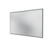 Miroir Colour Frame SP1812 Montana, cadre laqué 04 Anthracite, vue de trois quarts sur fond blanc