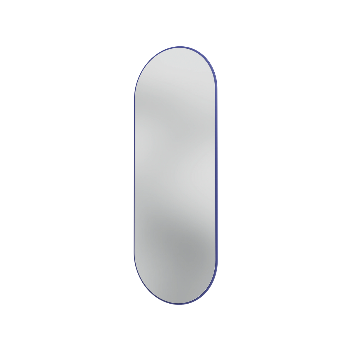 Miroir Colour Frame ovale SP1232R Montana, cadre laqué 135 Monarch, vue de trois quarts sur fond blanc