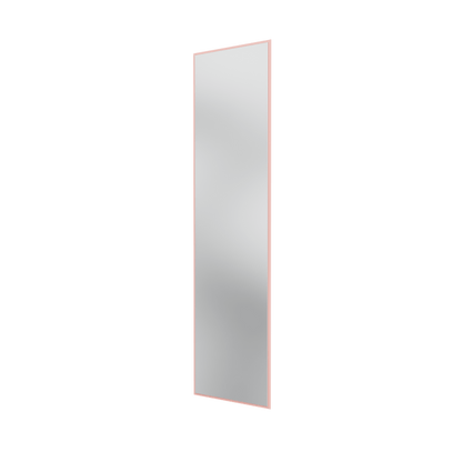 Miroir Colour Frame SG3208 Montana, cadre laqué 167 Ruby, vue de trois quarts sur fond blanc