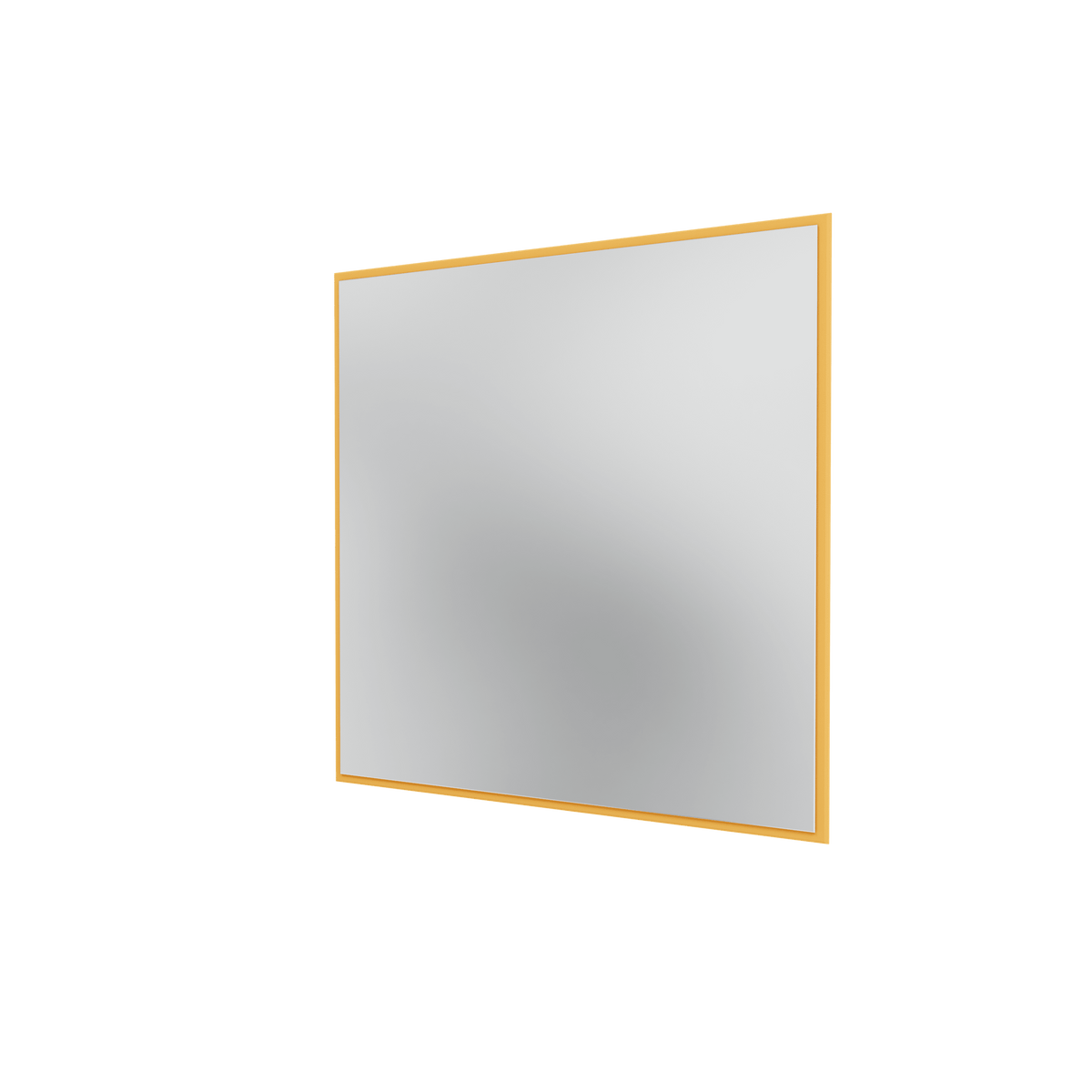 Miroir Colour Frame SP1212 Montana, cadre laqué 166 Acacia, vue de trois quarts sur fond blanc