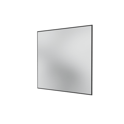 Miroir Colour Frame SP1818 Montana, cadre laqué 05 Black, vue de trois quarts sur fond blanc