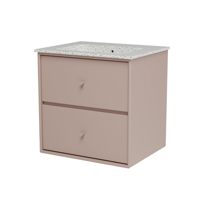 Meuble vasque Flow, laque 137 Mushroom, packshot Montana