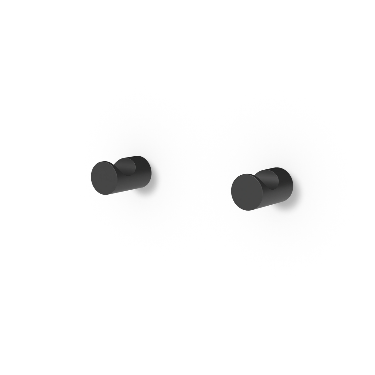 Patères HOOK (lot de 2), laque 04 Anthracite, packshot Montana