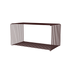 Module Panton Wire Extended laqué Black Red, profondeur 34,8 cm, vue en perspective (l&