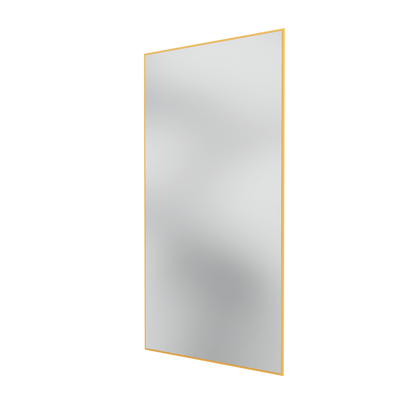 Miroir Colour Frame SG3216 Montana, cadre laqué 166 Acacia, vue de trois quarts sur fond blanc