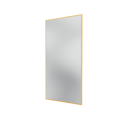 Miroir Colour Frame SP1224 Montana, cadre laqué 166 Acacia, vue de trois quarts sur fond blanc