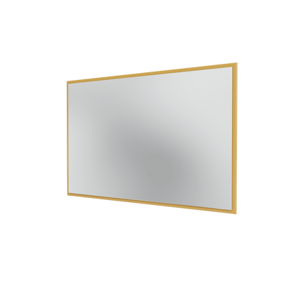 Miroir Colour Frame SP1208 Montana, cadre laqué 157 Cumin, vue de trois quarts sur fond blanc