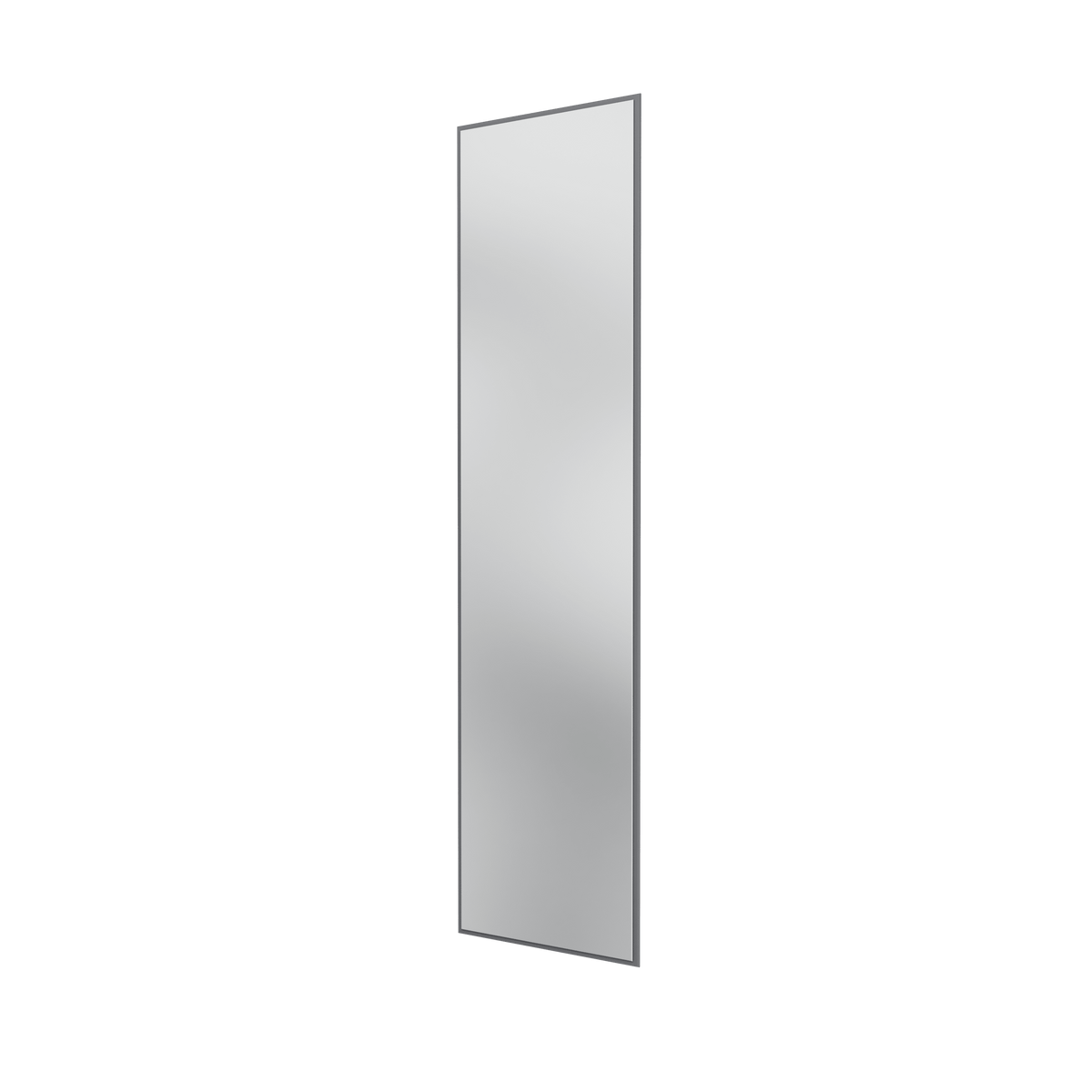 Miroir Colour Frame SG3208 Montana, cadre laqué 36 Coal, vue de trois quarts sur fond blanc