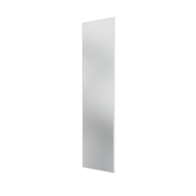 Miroir Colour Frame SG3208 Montana, cadre laqué 01 White, vue de trois quarts sur fond blanc