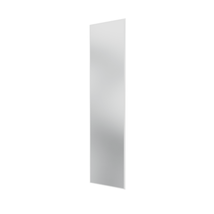 Miroir Colour Frame SG3208 Montana, cadre laqué 01 White, vue de trois quarts sur fond blanc