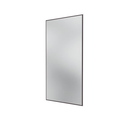Miroir Colour Frame SP1224 Montana, cadre laqué 160 Balsamic, vue de trois quarts sur fond blanc
