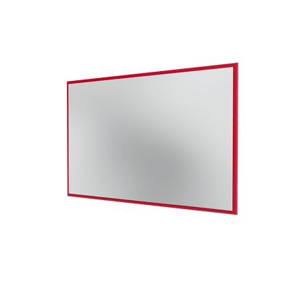 Miroir Colour Frame SP1208 Montana, cadre laqué 165 Beetroot, vue de trois quarts sur fond blanc