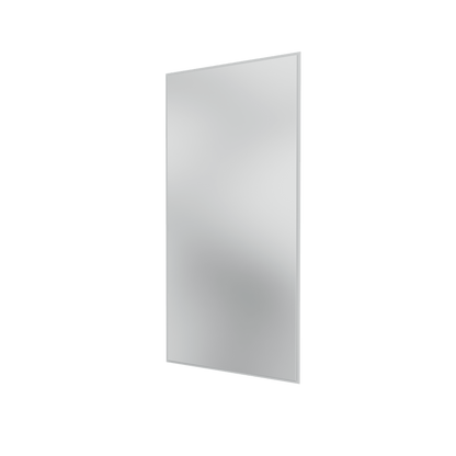 Miroir Colour Frame SP1224 Montana, cadre laqué 156 Oyster, vue de trois quarts sur fond blanc