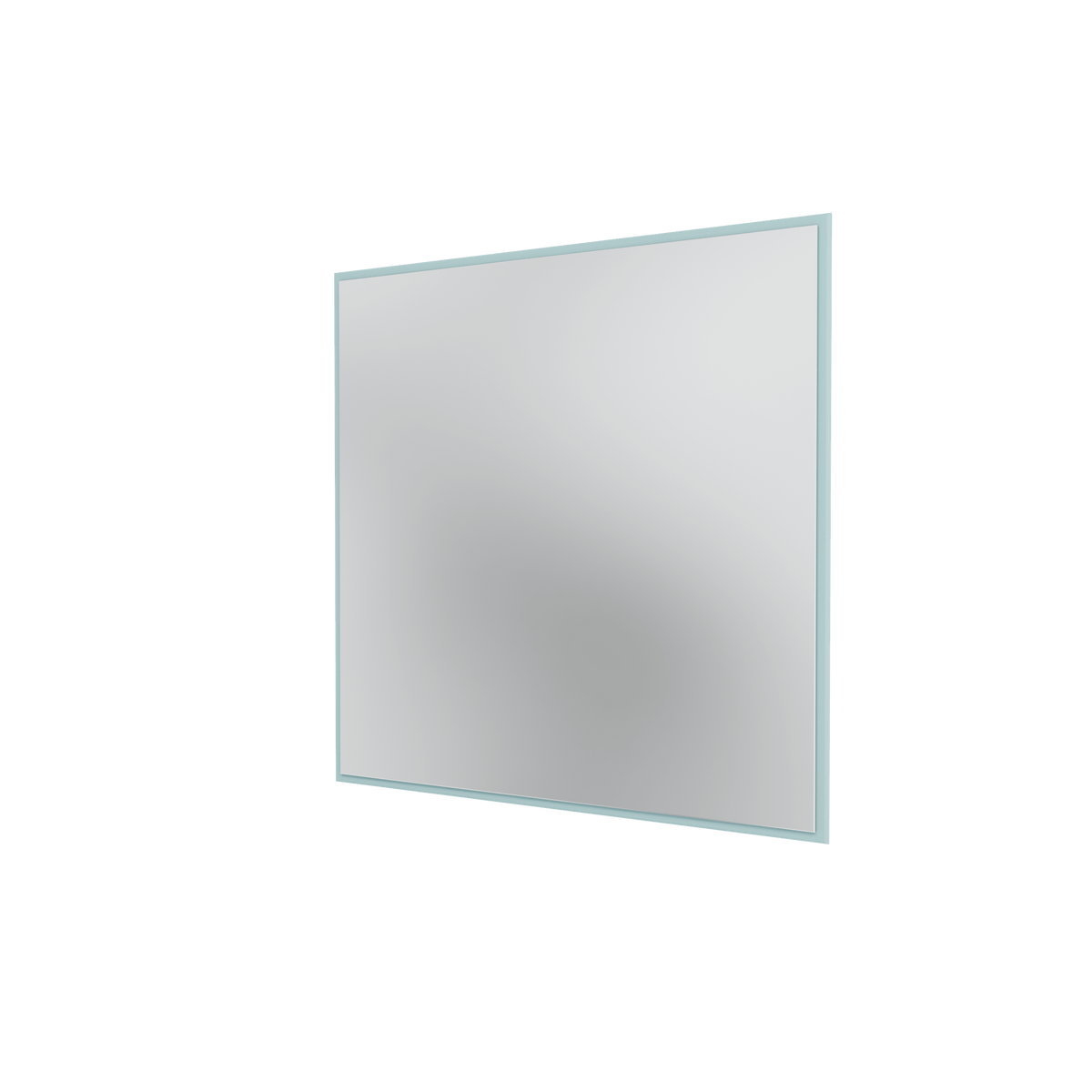 Miroir Colour Frame SP1212 Montana, cadre laqué 148 Flint, vue de trois quarts sur fond blanc