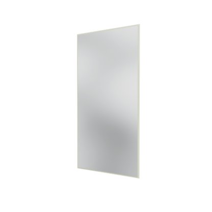 Miroir Colour Frame SP1224 Montana, cadre laqué 140 Pomelo, vue de trois quarts sur fond blanc