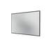Miroir Colour Frame SP1208 Montana, cadre laqué 04 Anthracite, vue de trois quarts sur fond blanc