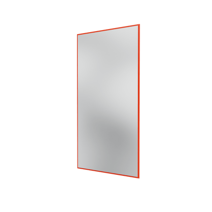 Miroir Colour Frame SP1224 Montana, cadre laqué 145 Rosehip, vue de trois quarts sur fond blanc