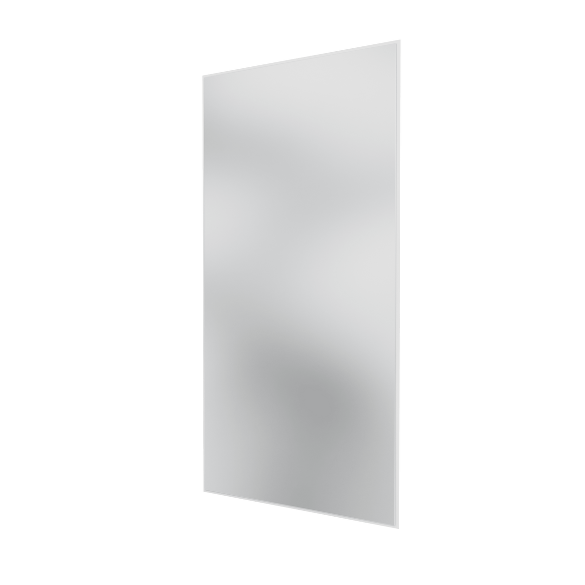 Miroir Colour Frame SG3216 Montana, cadre laqué 01 White, vue de trois quarts sur fond blanc