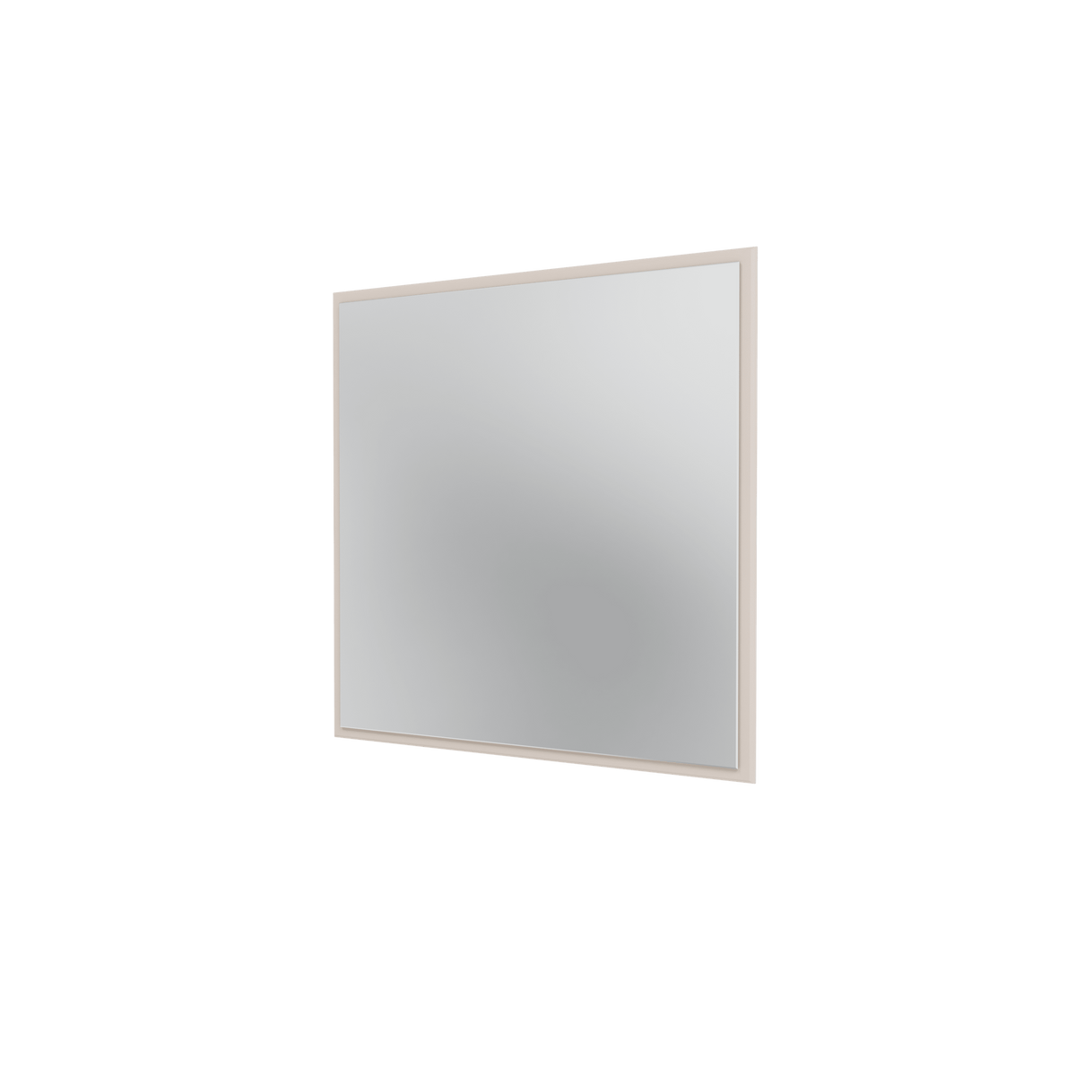 Miroir Colour Frame SP808 Montana, cadre laqué 168 Clay, vue de trois quarts sur fond blanc