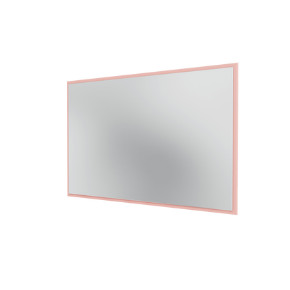Miroir Colour Frame SP1208 Montana, cadre laqué 167 Ruby, vue de trois quarts sur fond blanc