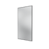 Miroir Colour Frame SP1224 Montana, cadre laqué 05 Black, vue de trois quarts sur fond blanc