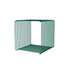 Cube Panton Wire Single Pine, profondeur 34,8 cm, vue en perspective
