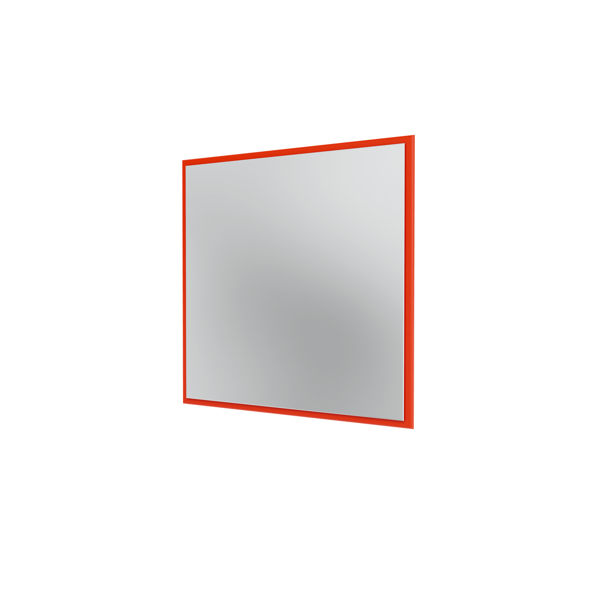 Miroir Colour Frame SP808 Montana, cadre laqué 145 Rosehip, vue de trois quarts sur fond blanc
