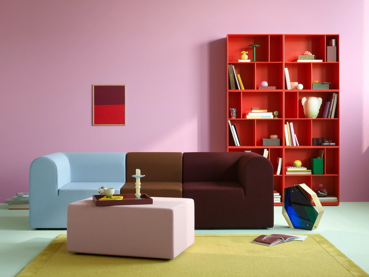 Mise en scène Montana avec bibliothèque Read, laques Rosehip