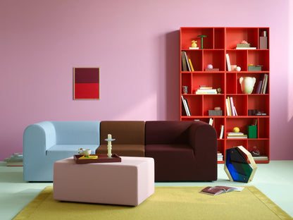 Mise en scène Montana avec bibliothèque Read, laques Rosehip