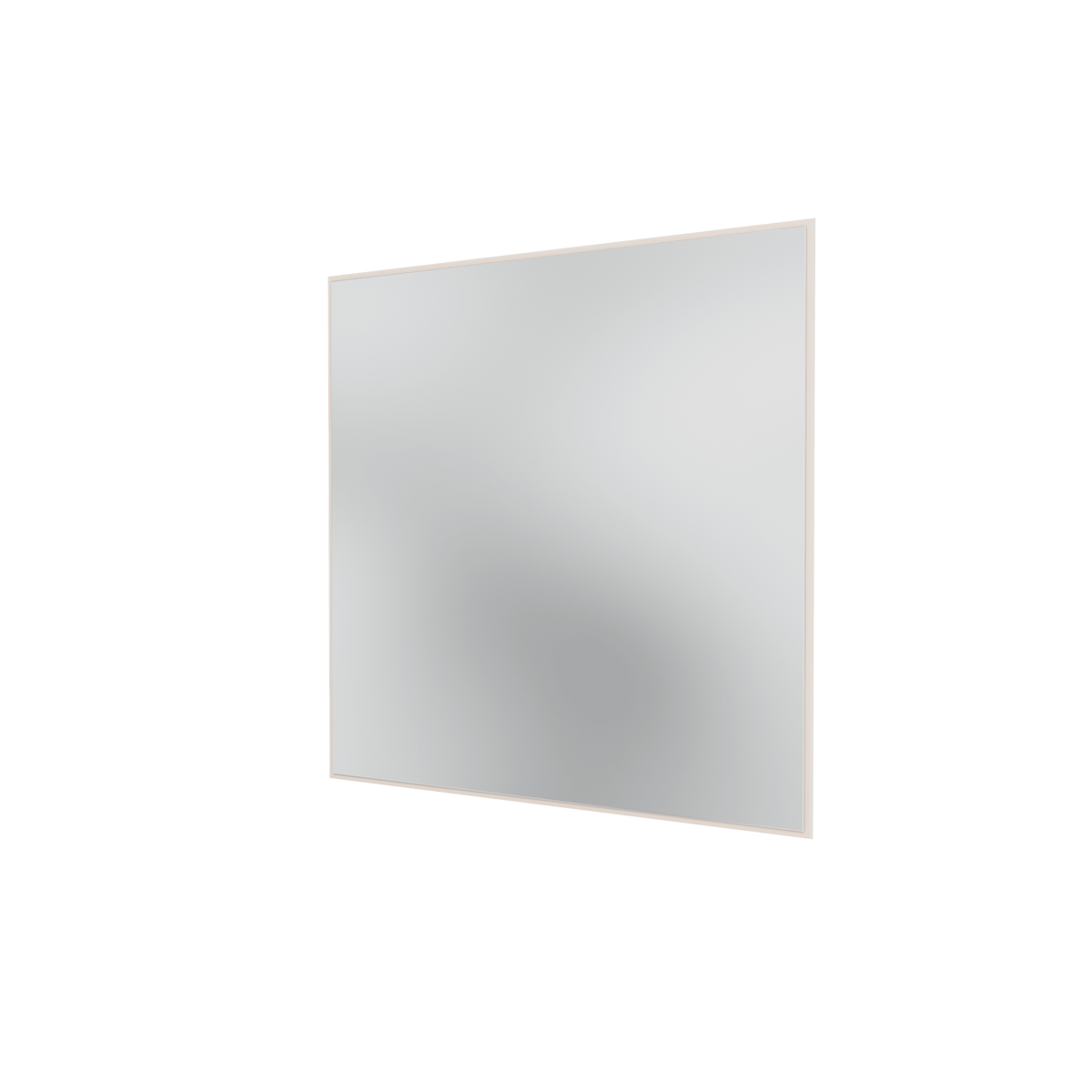 Miroir Colour Frame SP1818 Montana, cadre laqué 158 Oat, vue de trois quarts sur fond blanc