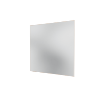 Miroir Colour Frame SP1818 Montana, cadre laqué 158 Oat, vue de trois quarts sur fond blanc