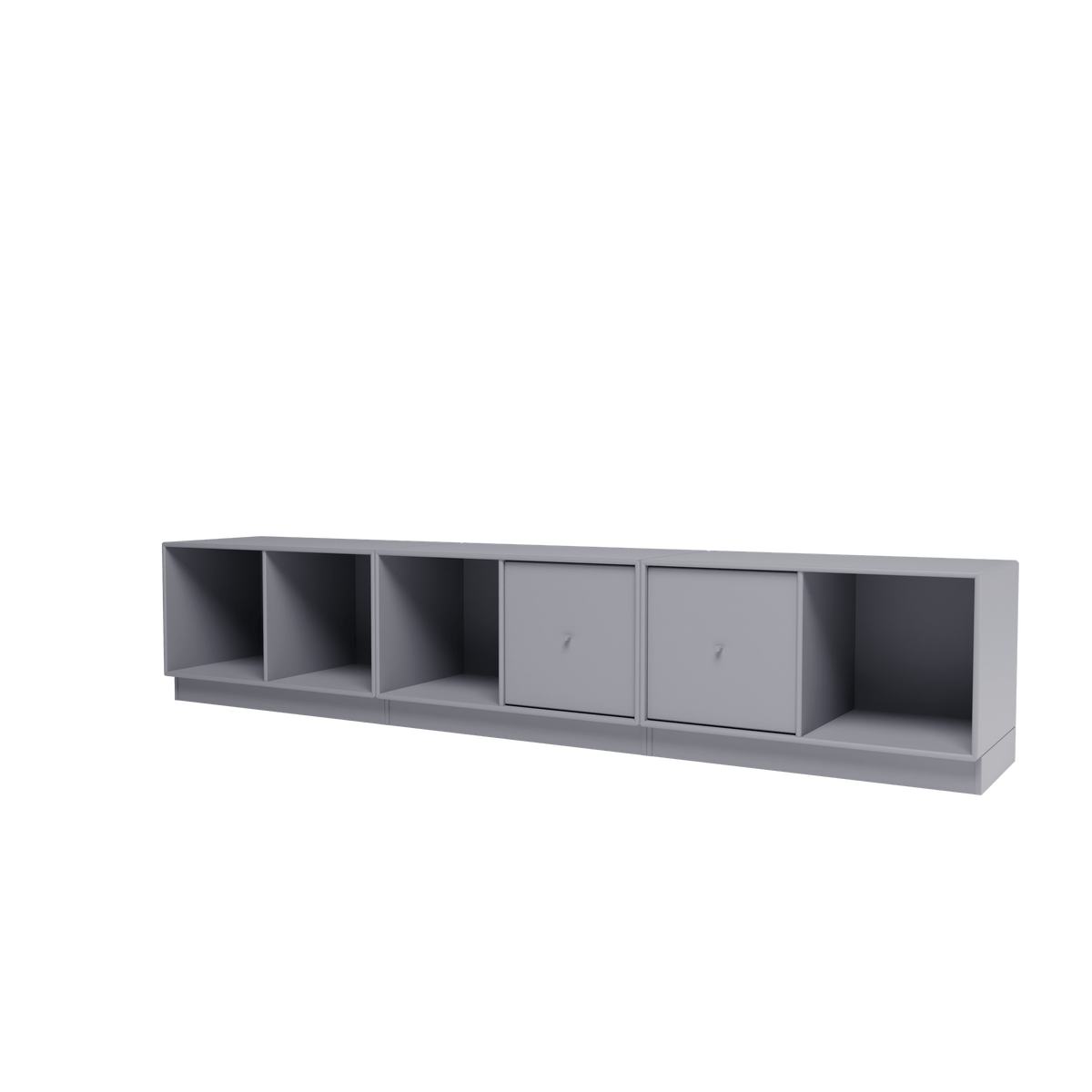 Banc Rest III Montana, laque 100 Graphic, sur socle de 7 cm, vue de trois quarts sur fond blanc
