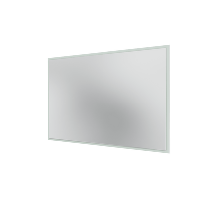 Miroir Colour Frame SP1208 Montana, cadre laqué 161 Mist, vue de trois quarts sur fond blanc