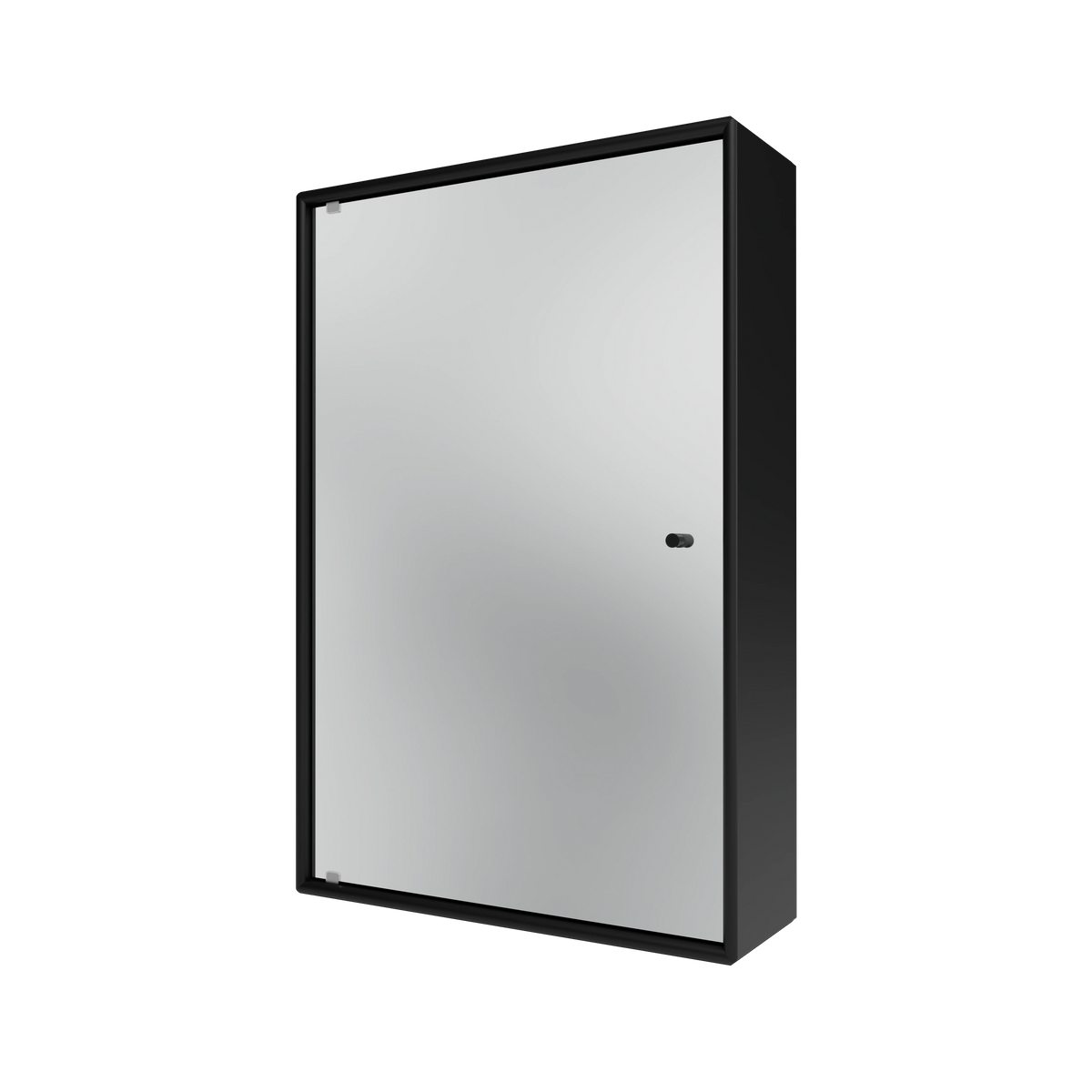 Armoire à miroir Reflect, laque 05 Black, packshot Montana