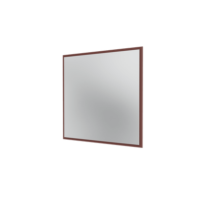 Miroir Colour Frame SP808 Montana, cadre laqué 155 Masala, vue de trois quarts sur fond blanc