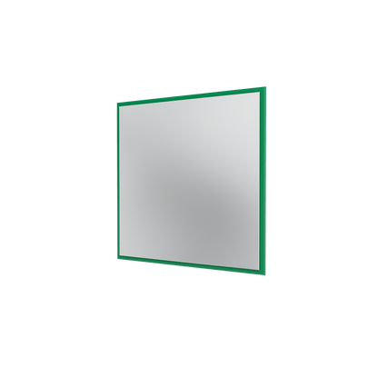 Miroir Colour Frame SP808 Montana, cadre laqué 152 Parsley, vue de trois quarts sur fond blanc
