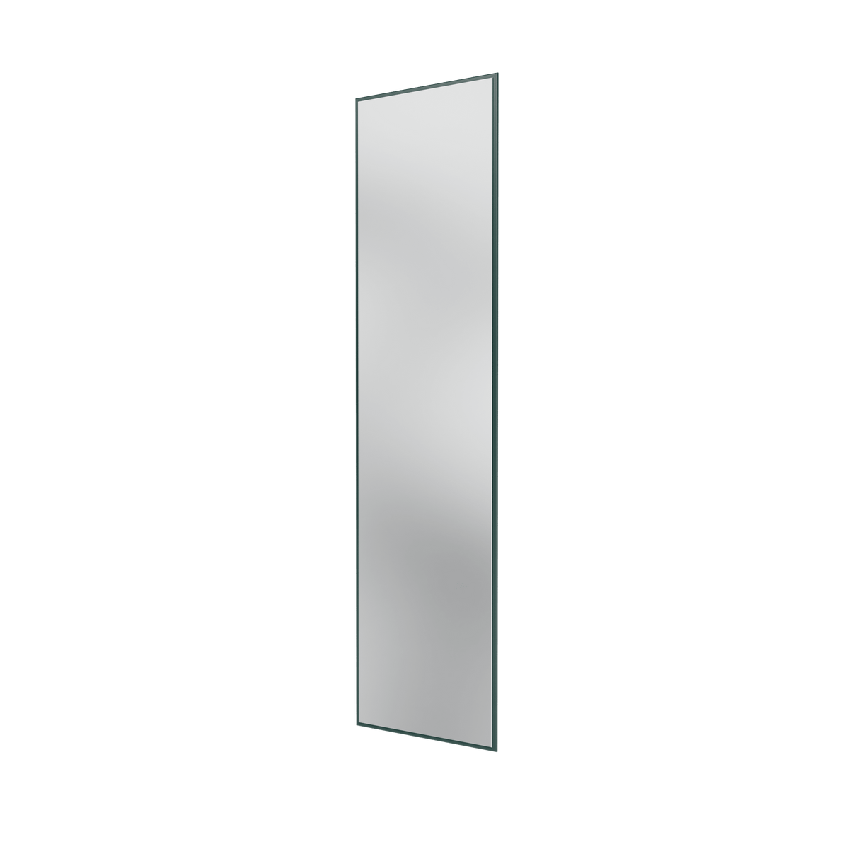 Miroir Colour Frame SG3208 Montana, cadre laqué 163 Black Jade, vue de trois quarts sur fond blanc