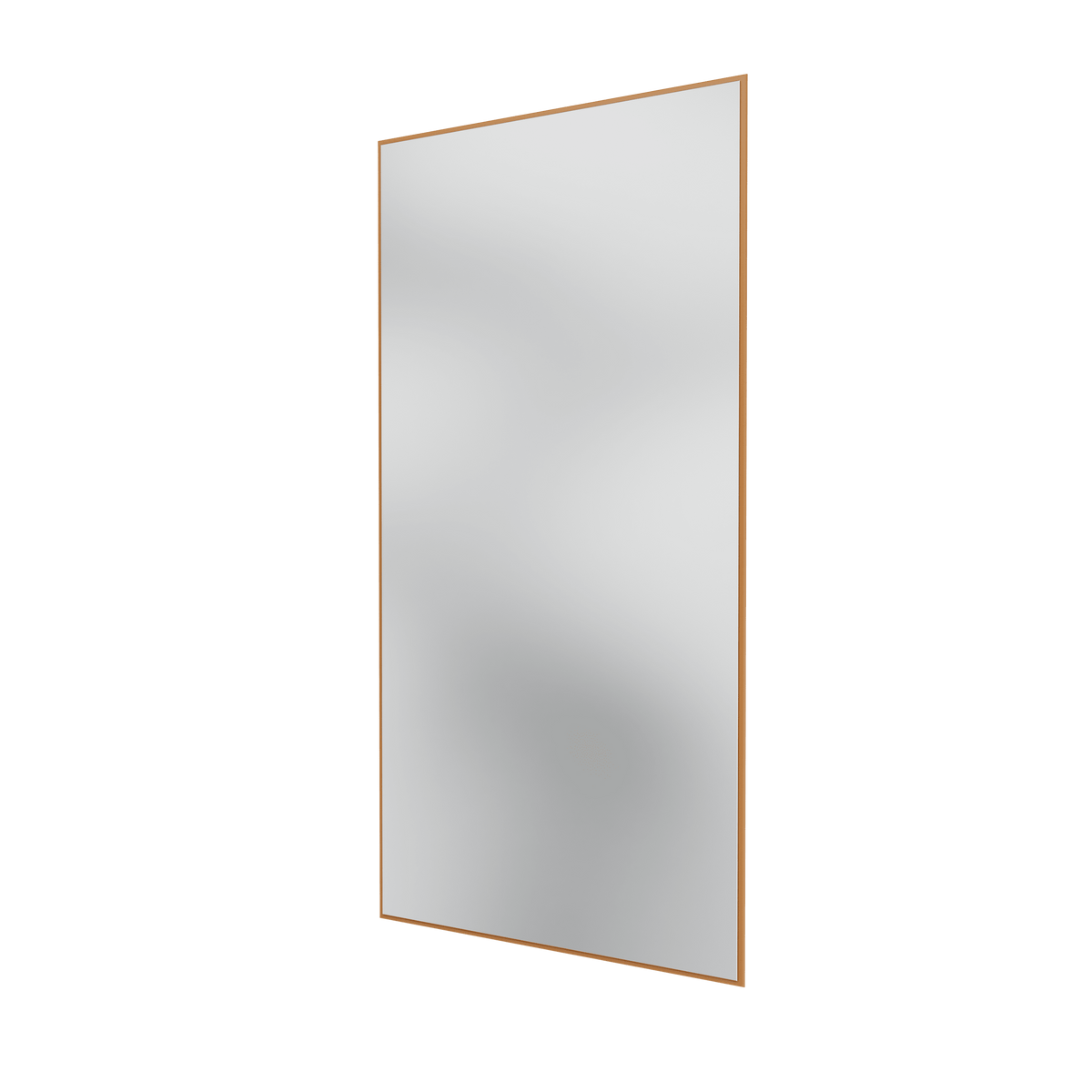 Miroir Colour Frame SG3216 Montana, cadre laqué 142 Amber, vue de trois quarts sur fond blanc