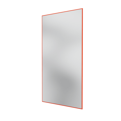 Miroir Colour Frame SG3216 Montana, cadre laqué 145 Rosehip, vue de trois quarts sur fond blanc
