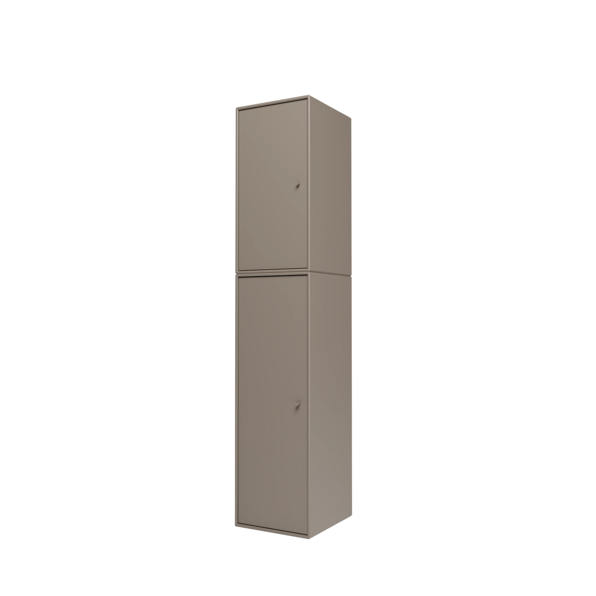 Colonne de salle de bain Reset II, laque 141 Truffle, packshot Montana