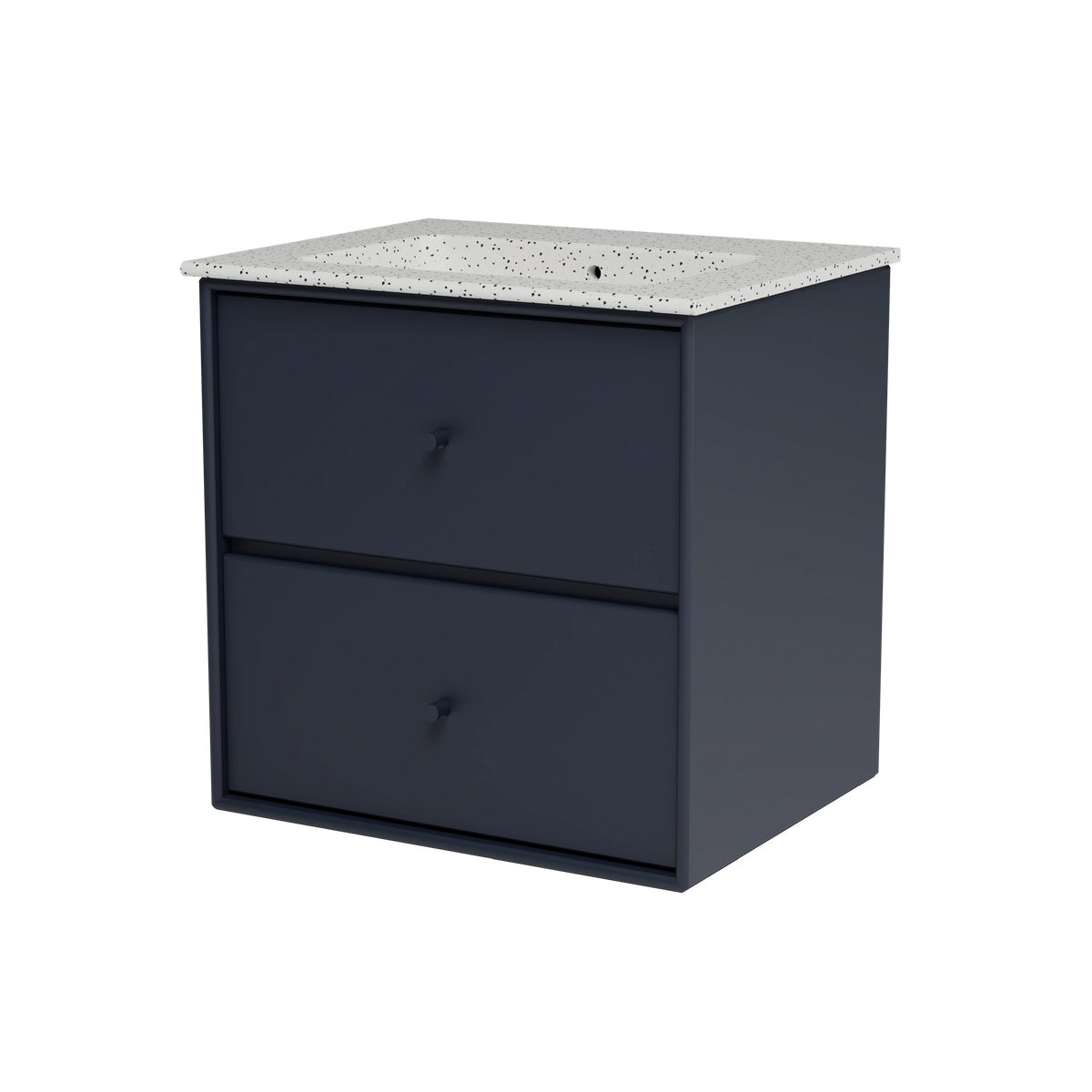 Meuble vasque Flow, laque 147 Shadow, packshot Montana