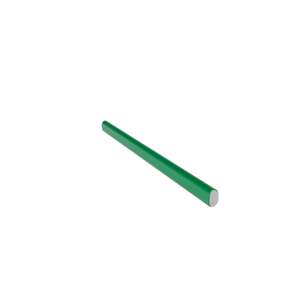 Serre-livres Montana Free en aluminium laqué 152 Parsley, vue de trois quarts sur fond blanc