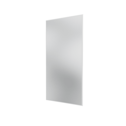 Miroir Colour Frame SP1224 Montana, cadre laqué 01 White, vue de trois quarts sur fond blanc