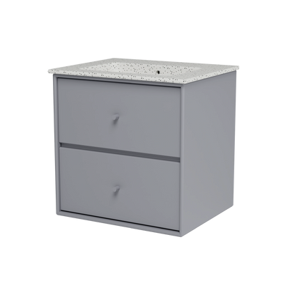 Meuble vasque Flow, laque 100 Graphic, packshot Montana