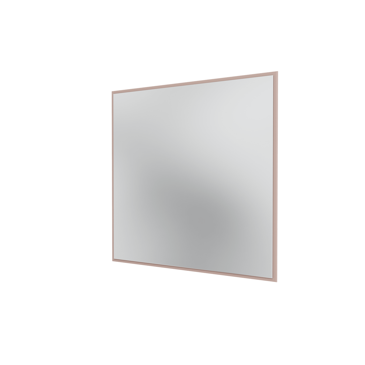 Miroir Colour Frame SP1212 Montana, cadre laqué 137 Mushroom, vue de trois quarts sur fond blanc