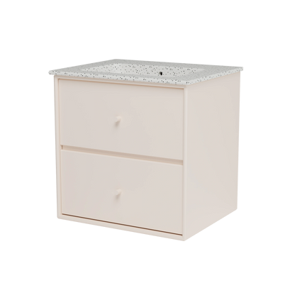 Meuble vasque Flow, laque 158 Oat, packshot Montana